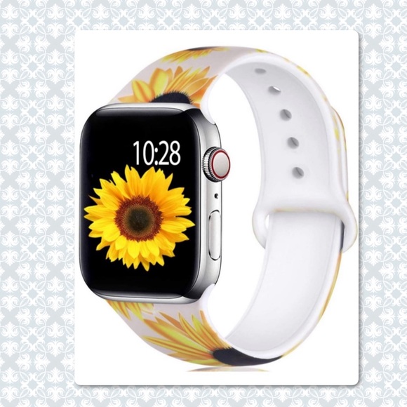 🌻HP! 🍎 APPLE WATCH SUNFLOWER REPLACEMENT BAND - Picture 2 of 8